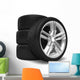 Car Wheels Set Wall Decal