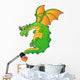 Flying Fairy Tale Dragon Wall Decal