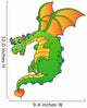 Flying Fairy Tale Dragon Wall Decal