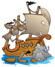 Shipwreck with Rocks