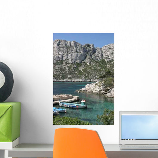 Calanque Sormiou Wall Decal Design 2