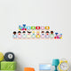 Kids and Train Wall Decal Sticker Set