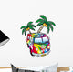 Cool Decals - Hippie Minivan Wall Decal