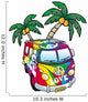Cool Decals - Hippie Minivan Wall Decal