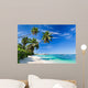 Seychelles beach coconut Wall Mural