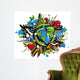 Graffiti Bio Earth Sustainable Development Wall Decal