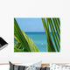 Palm and Sea Wall Decal