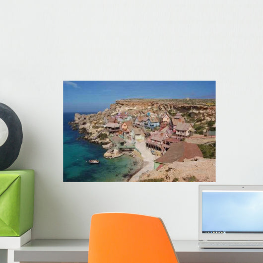 Filmset Von Popeye Auf Wall Decal