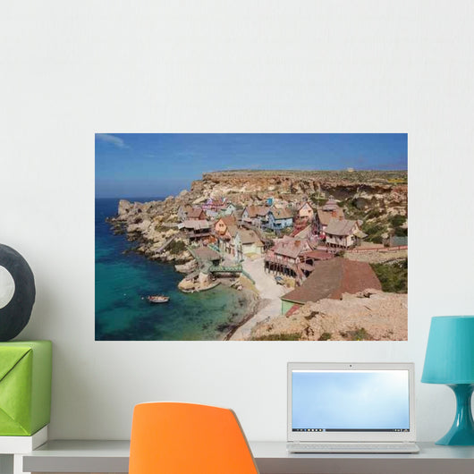 Filmset Von Popeye Auf Wall Decal