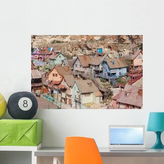 Popeye Dort Auf Malta Wall Decal