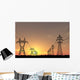 Electric Powerlines Wall Mural