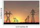 Electric Powerlines Wall Mural