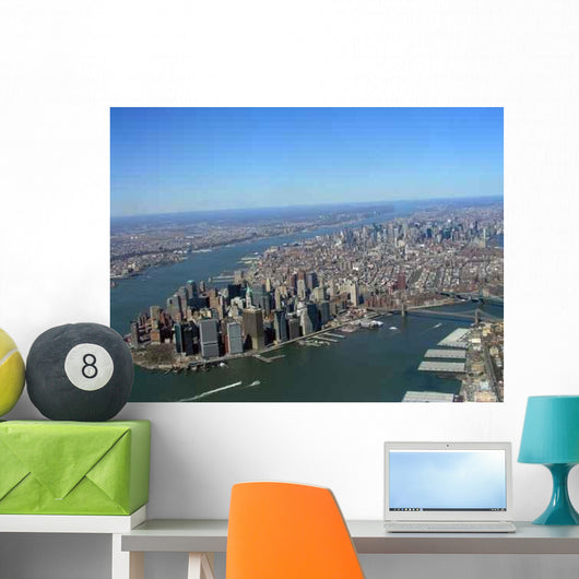 Manhattan Aerial Wall Decal