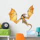 Dragon Attack Flying Out Wall Decal