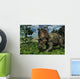 Prehistoric Albertaceratops Dinosaur Wall Mural