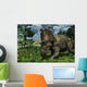 Prehistoric Albertaceratops Dinosaur Wall Mural