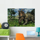 Prehistoric Albertaceratops Dinosaur Wall Mural