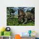 Prehistoric Albertaceratops Dinosaur Wall Mural