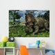 Prehistoric Albertaceratops Dinosaur Wall Mural