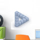 The Penrose triangle optical illusion Wall Decal