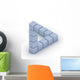 The Penrose triangle optical illusion Wall Decal