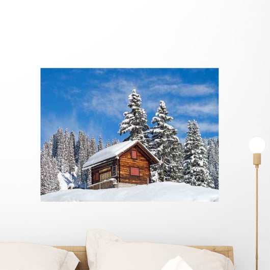 Winter Alps Wall Decal Design 1