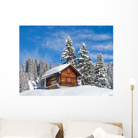 Winter Alps Wall Decal Design 1