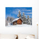Winter Alps Wall Decal Design 1