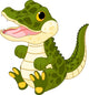 Baby Crocodile Wall Decal