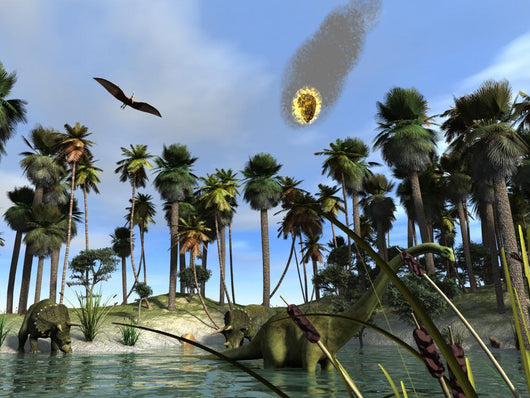Meteor Made Dinosaur Extinct Wall Mural