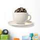 Coffeecup Coffeebeans Wall Decal