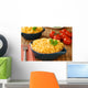 Macaroni and cheese dinner Wall Mural