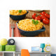 Macaroni and cheese dinner Wall Mural