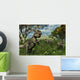 Three Archaeoceratops Dinosaurs Exploring Wall Mural