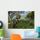 Three Archaeoceratops Dinosaurs Exploring Wall Mural
