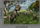 Three Archaeoceratops Dinosaurs Exploring Wall Mural