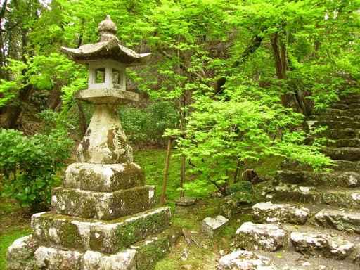 Lantern Temple Garden Wall Decal