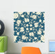 Seamless Pattern Chinese Wall Decal
