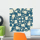 Seamless Pattern Chinese Wall Decal