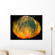 Burning Earth Wall Decal