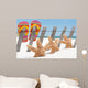 starfish by flip flops Wall Mural