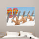 starfish by flip flops Wall Mural
