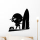 surf pictogram Wall Decal