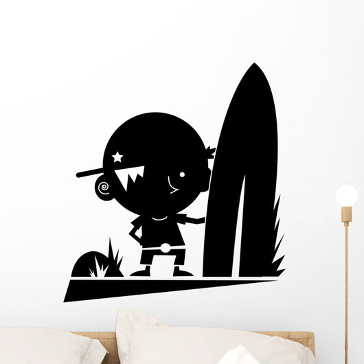 surf pictogram Wall Decal