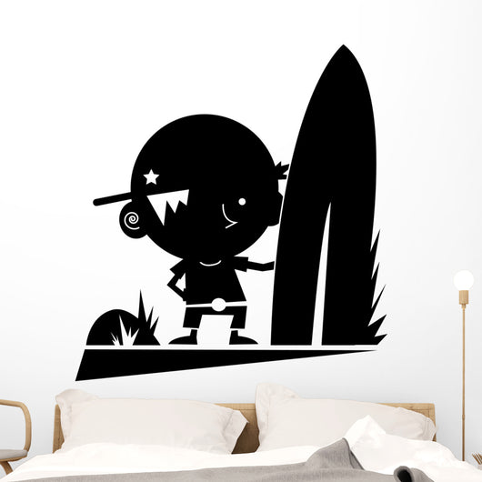 surf pictogram Wall Decal