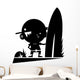 surf pictogram Wall Decal