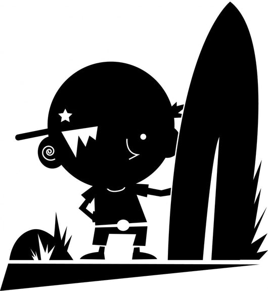 surf pictogram Wall Decal