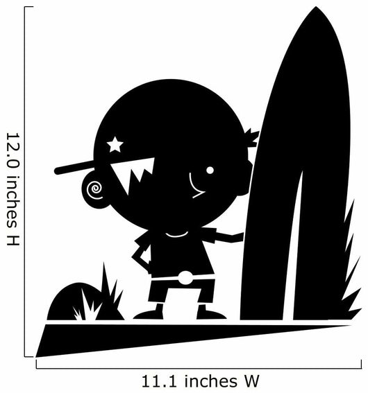 surf pictogram Wall Decal