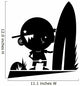 surf pictogram Wall Decal