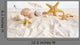 Starfish and seashells  at the beach Wall Mural